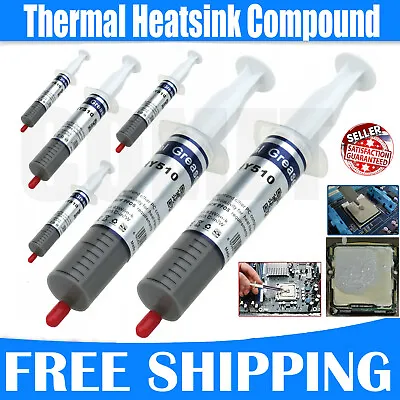 Heatsink Thermal Silicone Compound Paste Grease Syringe For PC CPU Processor UK • £1.99