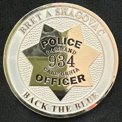 Oakland Police 934 California Officer Challenge Coin • $16.99