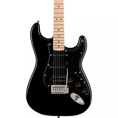 Squier Sonic Stratocaster HSS Maple Fingerboard Electric Guitar Black • $199.99