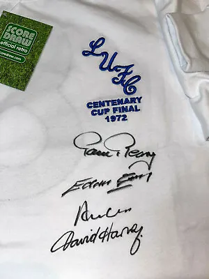 Proof 1972 Fa Cup Multi Signed Leeds Utd Shirt Autograph Jersey Coa Lufc • £149.99