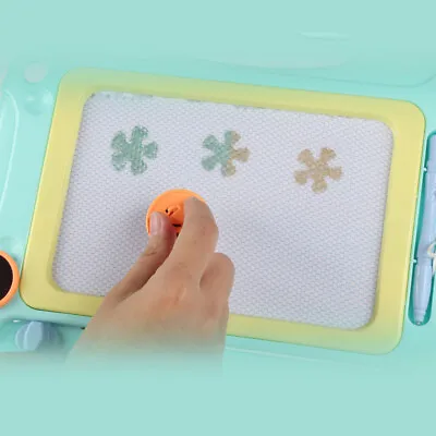 Magnetic Drawing Board Learning Expandable Legs Gift Travel Portable For Kids • £12.28