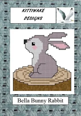 Bella Bunny Rabbit Cross Stitch Kit By Kittiwake. Beginners/Intermediate Kit • £4.66