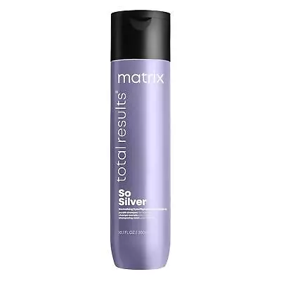 MATRIX Total Results So Silver Color Depositing Purple Shampoo 10.1 Oz • $17.99