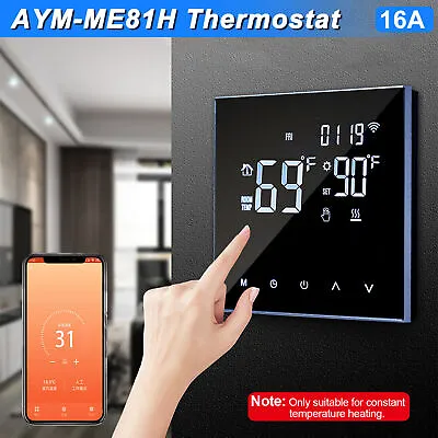 $39.89 • Buy Digital Smart Thermostat Programmable Wifi Wireless Home Room Sensor App Control