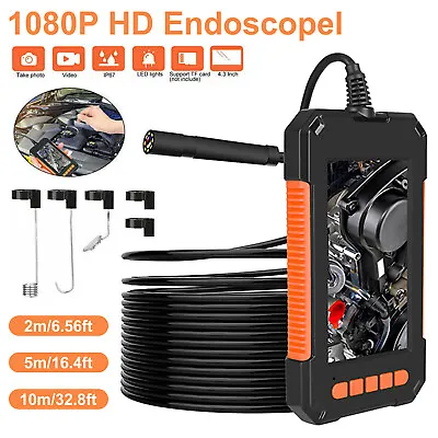 £8.99 • Buy Industrial Endoscope Camera Borescope Inspection Camera 1080P HD 4.3  Screen