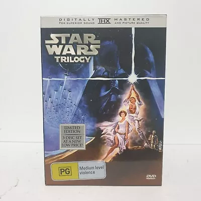 Star Wars Trilogy: A New Hope / The Empire Strikes Back / Return Of The Jedi DVD • $25