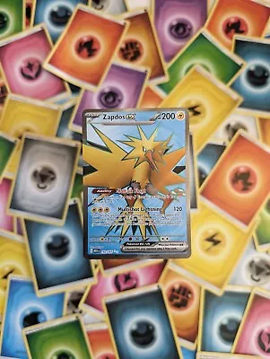 Zapdos Ex 192/165 Scarlet & Violet 151 Full Art Pokemon Card • $10.99