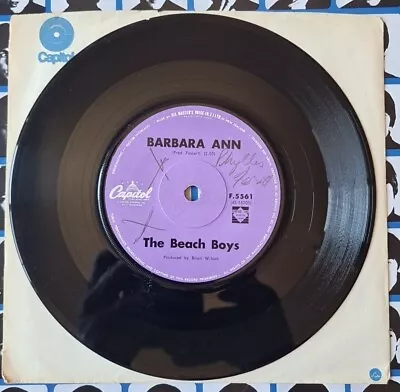 The Beach Boys Barbara Ann New Zealand Capitol HMV 1965 7  Vinyl • $12