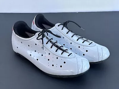 Vittoria 1976 Cycling Shoe SPD 43 White Patent  • $75