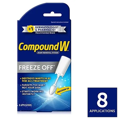 $17.99 • Buy Compound W Freeze Off Wart Wart Removal, 8 Applications. Exp: 04/24