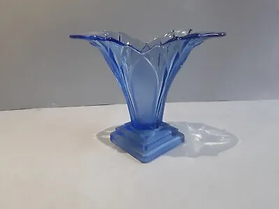 Walther & Sohne Greta Blue Glass Vase See Description  • £45