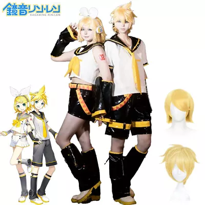 Kagamine Rin&Len Vocaloid Miku Cosplay Completed Outfit Jk Uniform Halloween • $75.03