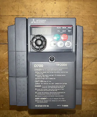 Mitsubishi FR-D720S-070-NA  200-240V 10 Input / 30 Output AC Drive. Used • $225