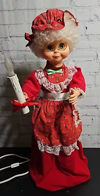 Vintage Rennoc Annimations Mrs. Clause 24” Lighted Christmas In Box Tested Works • $49.99