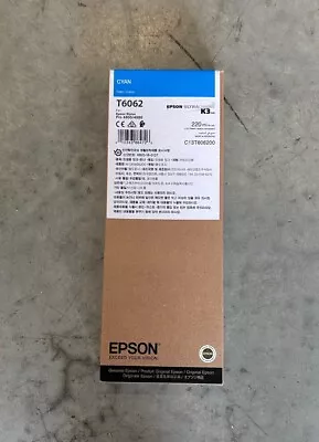 Epson T6062 Cyan Ink For Epson Stylus Pro 4800/4880 Expired 2023 New Sealed • $69.99