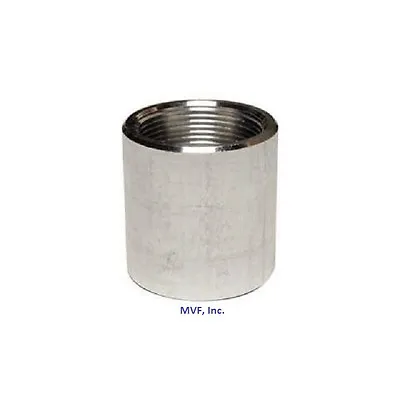 $32.24 • Buy 3  NPT Threaded Full Coupling Aluminum 6061-T Schedule 40 Pipe Fitting A051141
