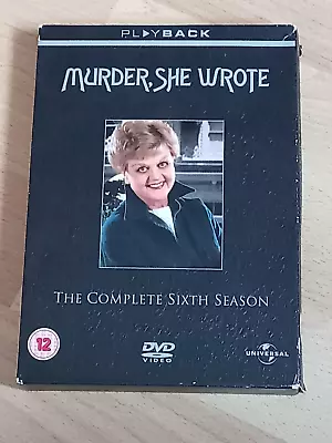 Murder She Wrote Complete Series 6/Sixth Season DVD Boxset Angela Lansbury • £11.97