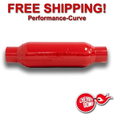 Cherry Bomb M-80 Two Chamber Muffler - 5  Round - 3  In / Out - M80300 • $49.95