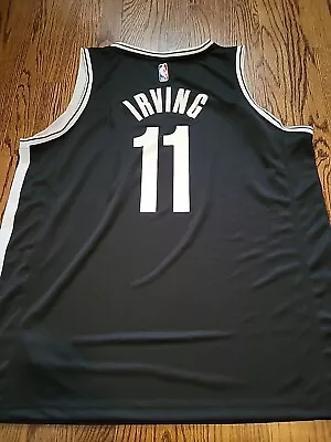 Brooklyn Nets Kyrie Irving Jersey Mens Size XL Fanatics NBA Basketball Black  • $38.66