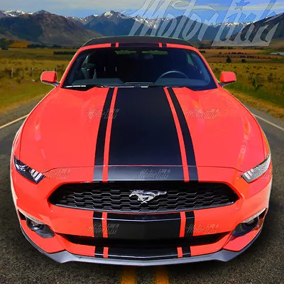 2015 2016 2017 Ford Mustang Convertible Center Rally Stripes Decals Racing • $109