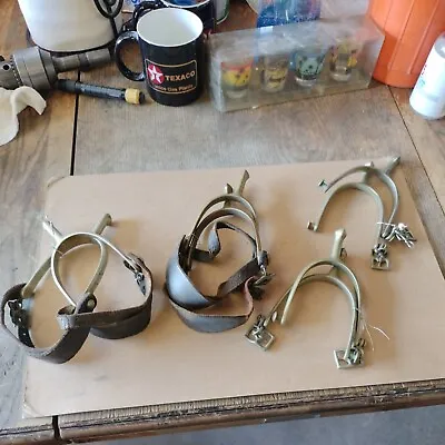 4 Pair Of Antique Us Military Spurs-3-us/ab  And 1 -us/ Gap-will Not Seperate  • $499.99