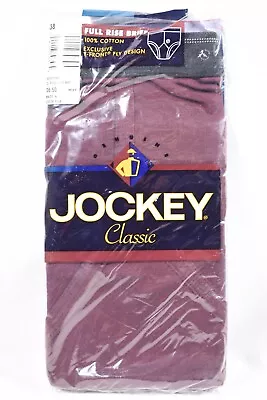 Vtg 2000 Y2K Jockey Classic Full Rise Brief (1) Mens 38 Y-Front Fly • $9.99