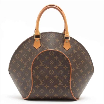 £506.19 • Buy Louis Vuitton Monogram Ellipse MM Hand Bag Brown Leather PVC M51126 LV