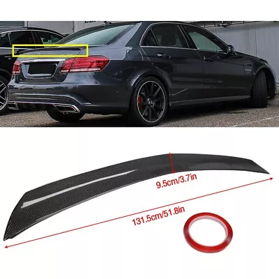 For 2010-16 Mercedes-Benz E-Class W212 Carbon Fiber Look Rear Trunk Spoiler Lip • $92.90