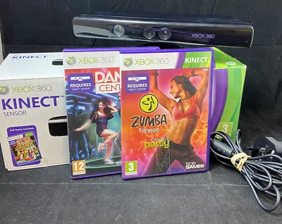 £4.99 • Buy XBOX 360 Kinect Sensor With Dance Central & Zumba Games
