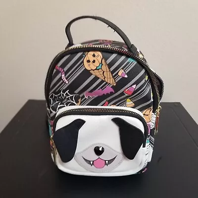 Betsey Johnson Kitsch Dog Mini Backpack Halloween Vampire Bat Candy - Very Clean • $20