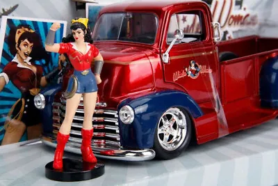 $55.95 • Buy JADA Hollywood DC Bombshells Wonder Woman And 1952 Chevy COE Pickup