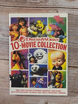 DreamWorks 10-Movie Collection (DVD) Shrek Spirit Madagascar Trolls *NEW* • $17.99
