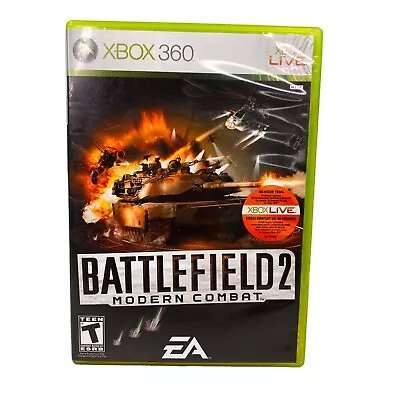 Xbox 360 Battlefield 2 Modern Combat Video Game Booklet Original Case • $5.99