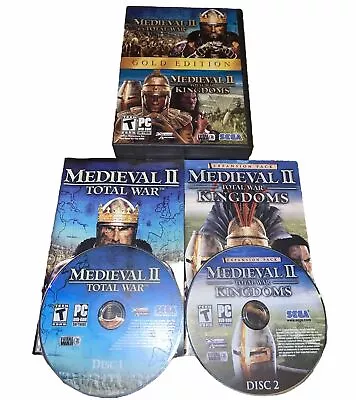 Medieval II Total War: Gold Edition (PC 2-DVD Complete W/ Manual & Reg Key Sega • $14.99