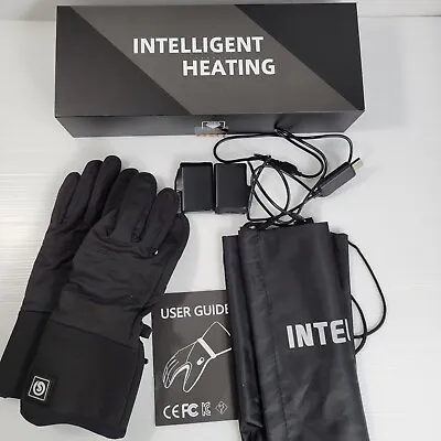 $65 • Buy Heated Gloves Lined Warming Gloves Mens XL XXL Rechargeable Battery Black Winter