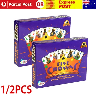$16.59 • Buy 2X Five Crowns Card Game 5 Suites Classic Original Family Party Rummy Style Play