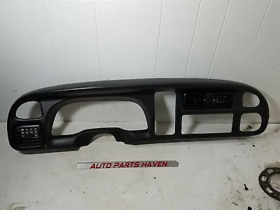 98-01 Dodge Ram Pickup - Black Dash Radio Gauge Instrument Bezel Surround Trim • $89.99