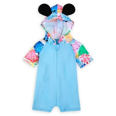 Disney Parks Mickey Mouse Tropical Swim WetSuit For Baby Size 9 12 18 24 Months  • $25.16