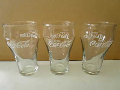 Set Of Three Coca Cola / Diet Coke Glasses • £3.95
