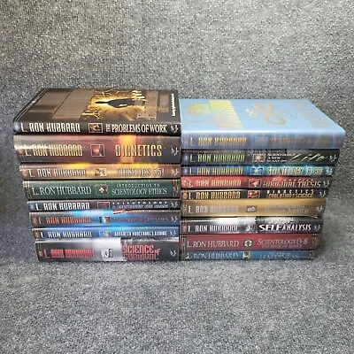 New L. Ron Hubbard Lot Of 17 Scientology Basics Books Package • $161.49