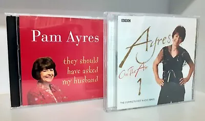 PAM AYRES - On The Air 1 & They Should Have Asked My Husband - 2 CD Audio Books • £8.99