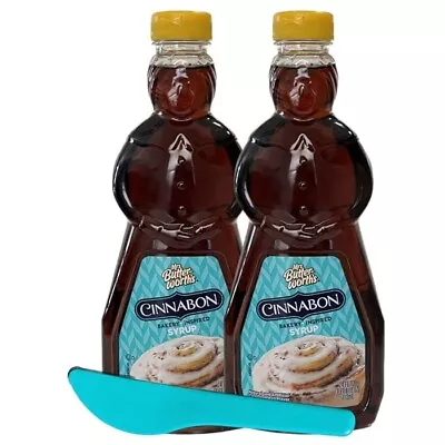 Mrs. Butterworth's Cinnabon Flavored Syrup 2-pack 24 Fl Oz 10 Inch Bottle New! • $23.45