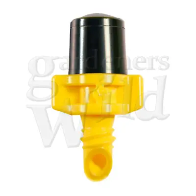 MICRO MIST JET ANTELCO YELLOW-BASE BLACK-CAP Spray Micro Irrigation Sprinkler • £3.03