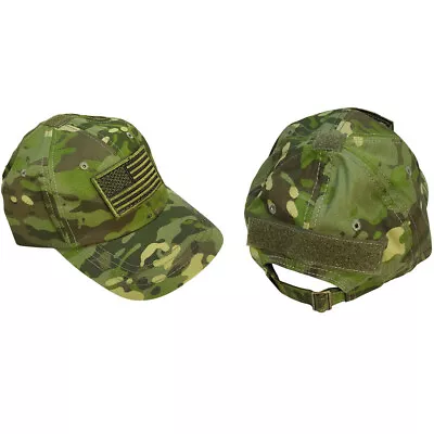 Tactical Hat Operator Contractor Flag Patch Military Cap Hat -Multicam Tropic • $17.77