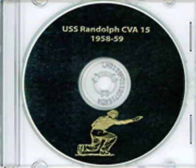 USS Randolph CVA 15 Med CRUISE BOOK 1958 - 1959 CD  Crew Photos Navy • $53.95