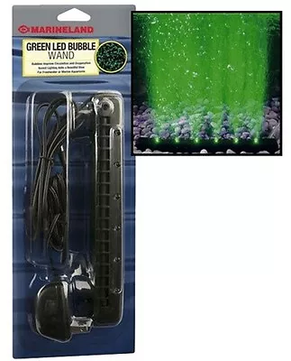 Marineland Aquarium GREEN LED Bubble Wand  8.5 Inch • $14.79