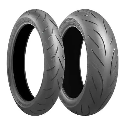 Bridgestone S22 Front & Rear Tyres 120/70ZR17 180/55ZR17 Motorcycle Tyre • $659.95