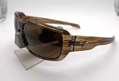 Maui Jim Hamoa Beach Mj 226-15 Brown Rootbeer Bronze Polarized Sunglasses 9.9 • $175