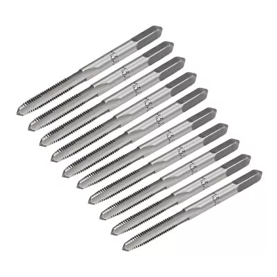 10pcs Metric Hand Tap M3 Thread 0.5 Pitch 3 Straight Flutes H2 High Speed Steel • $18.03