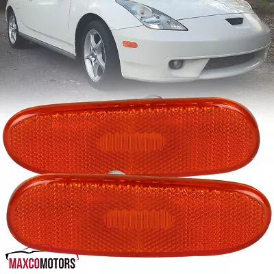 Amber Side Marker Lights Fits 2000-2005 Toyota Celica Signal Lamps Left+Right • $14.49